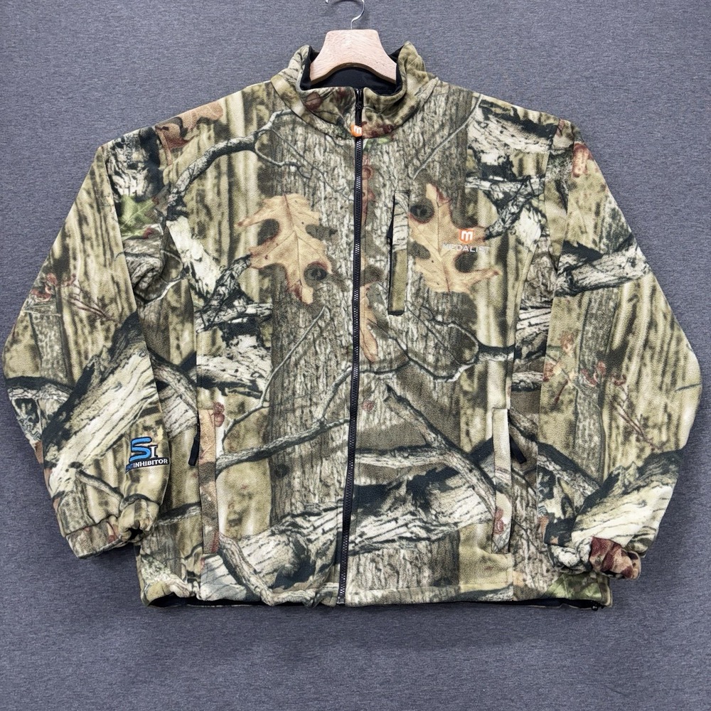 Medalist Jacket "Scent Inhibitor" Mens XL Camo Lined Full Zip Break Up Infinity